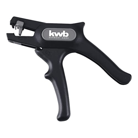 KWB automatische Abisolierzange, 5 bis 12 mm Abisolierlänge für 0,2-6mm² Kabel, 1 Stück, 401310