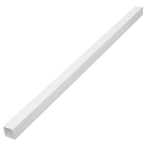 vidaXL Installationsrohre, Installationsrohr mit Löchern, Kabelrohr für dünnere Kabel, Kabelleiste kabelkanal Installationskanal, Weiß 100x40mm 10m PVC