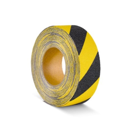 m2-Antirutschbelag Verformbar schwarz/gelb Rolle 50mm x 18,3m