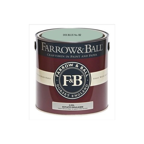 Farrow & Ball Estate Emulsion Farbe 2.5 Liter Dix Blue 82 Matt