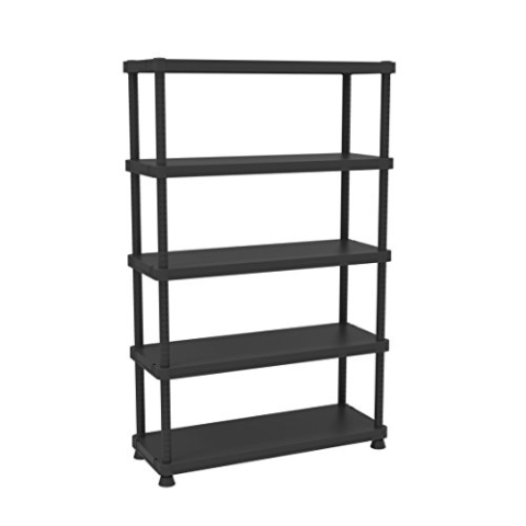 Terry, Regal 12045-5c, Modulares Regal mit 5 Einlegeböden, geeignet für den Innen- und Außenbereich - 120x45x187,5 cm