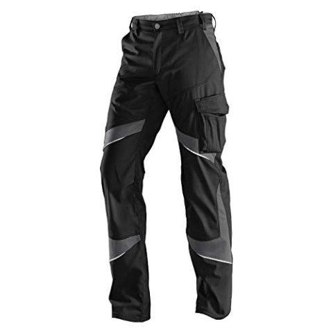 KÜBLER Workwear KÜBLER ACTIVIQ Arbeitshose schwarz, Größe 48, Herren-Arbeitshose aus Mischgewebe, leichte Arbeitshose