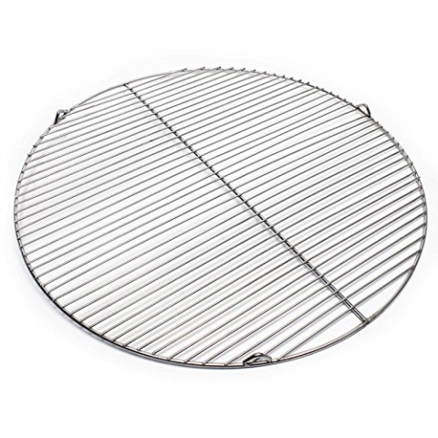 Edelstahl Grillrost rund 64,5 cm rostfrei für Holzkohlegrill, Gasgrill, Schwenkgrill