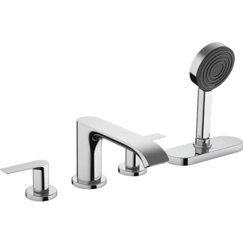 hansgrohe Grundkörper für 4-Loch Wannenrandarmatur, Chrom