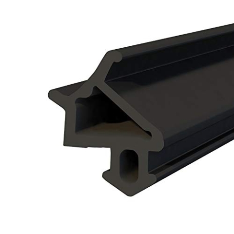 DQ-PP Fensterdichtung | Schwarz | 100 Meter | S-1530 Universell | PVC Fenster | Gummidichtug Dichtung Dichtband | Kunststofffensterdichtungen | ALU Profildichtung Türdichtung