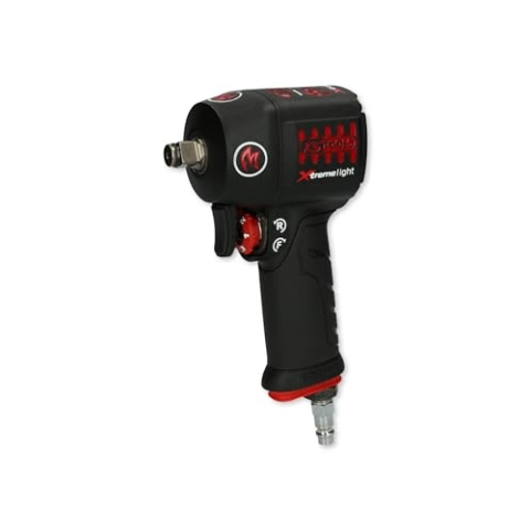 KS Tools Hochleistungs Schlagschrauber Druckluft miniMONSTER Xtremelight 1/2" 515.1150 I 3-fache Drehmomentvorwahl 965, 640, 270 Nm mit max. Löse-Drehmoment 1390 Nm I Mit Jumbo-Schlagwerk