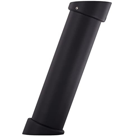 2 Stück Barkonsolen schräg 21° Höhe 200 mm/Ø 50 mm schwarz Thekenfuß Bar Konsole Tresenfuß von SOTECH