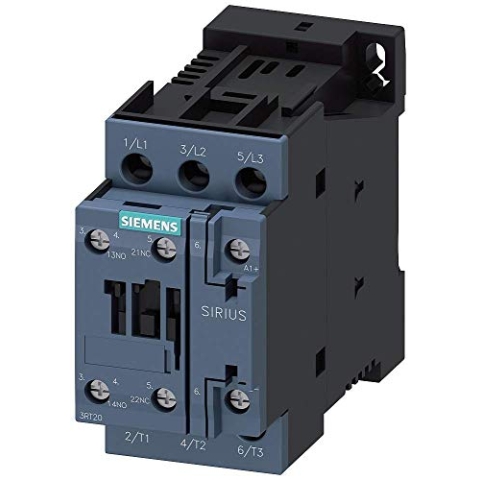 Siemens 3RT2028-1BB40 Schütz 3 Schließer 18.5 kW 24 V/DC 38 A mit Hilfskontakt 1 St.