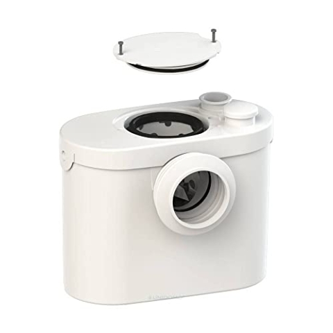 SFA SANIBROY 0001UP Fäkalienhebeanlage / WC-Förderanlage UP | Anlage zum Fördern von Schmutzwasser aus der Toilette | Förderdistanz: 100x4m, Wasser 40°, 400 Watt, 220-240 Volt