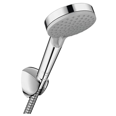 hansgrohe Duschset Vernis Blend, Duschkopf mit Schlauch und Halterung, Handbrause mit 2 Strahlarten, Chrom