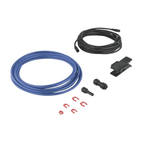 GROHE Blue, Verlängerungsset für Blue Kühler (für Installation im Nebenschrank oder Keller unter der Küche, Verlängerungskabel 5m, Trinkwasserschlauch 5m, mit Adapter und Clips), 40843000