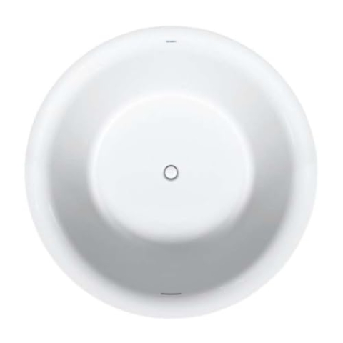 Duravit White Tulip Badewanne freistehend, Rund, L: 1400 mm x B: 1400 mm, 700470, 700470000000000