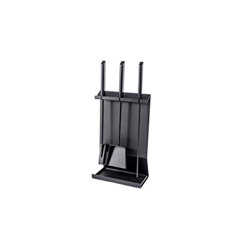 TermaTech Kaminbesteck Needle Stahl schwarz beschichtet 3-teilig 90-186