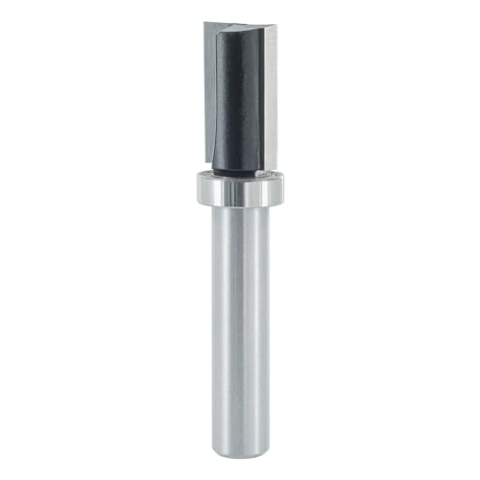 ENT 11650 Bündigfräser HW, Schaft (S) 8 mm, Durchmesser (D) 12 mm, NL 19 mm, SL 38 mm, GL 62 mm, mit Kugellager am Schaft
