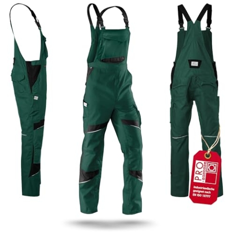 KÜBLER Workwear ACTIVIQ Latzhose | Arbeitslatzhose Herren | Latzhose Herren Arbeitshose | Arbeitskleidung Herren | Arbeitslatzhosen Männer | Arbeitskleidung für Handwerk & Industrie | PSA2 | OEKO-TEX