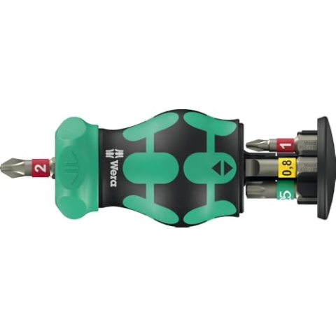 Wera 05008891001 Kraftform Kompakt Stubby Magazin RA 1, 6-teilig