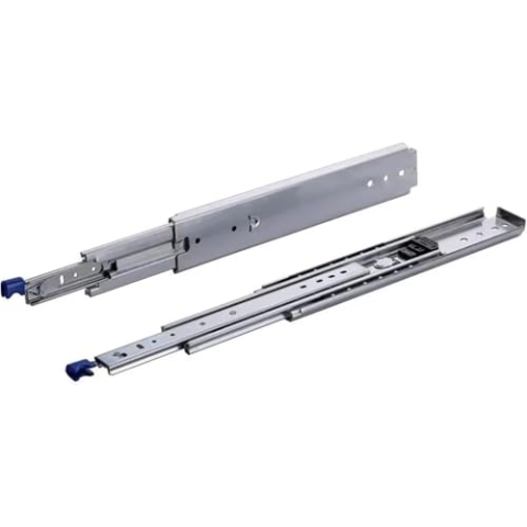 BRASOM Auszugsschienen - Schubladenschienen 1900mm, 250kg, 76 inch, Heavy Duty, Lock in/aus Schubladen Schienensystem, Kugellager, links und rechts