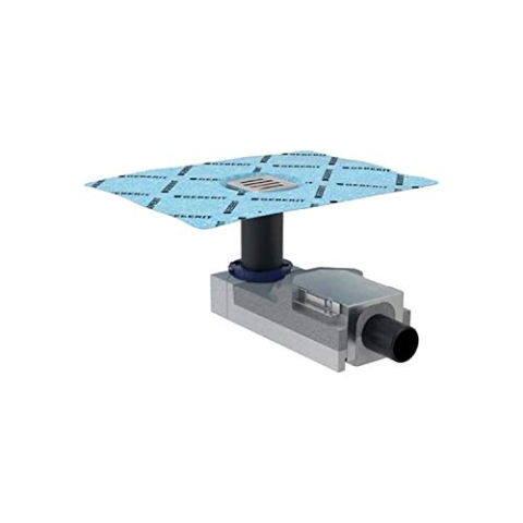 Geberit - Geberit Ablaufgarnitur für Baudusche, Bodenstruktur ab 65 mm, D40 mm (154.052.00.1)