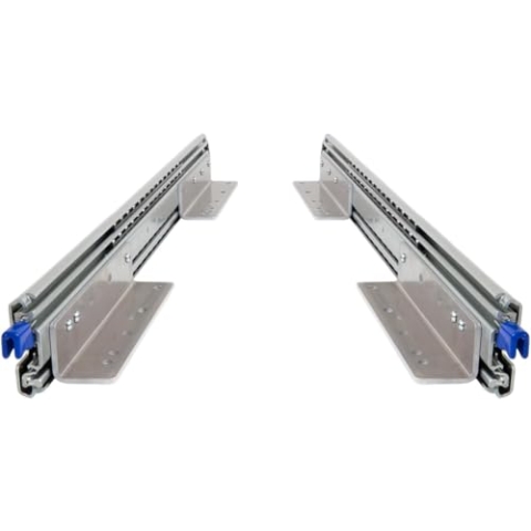 BRASOM Auszugsschienen mit Schubladenhalterunge - Schwerlastauszug 1500mm, 250kg, 60 inch, Heavy Duty, Lock in/aus Schubladen Schienensystem, Kugellager, links und rechts
