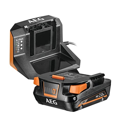 AEG 18 V Pro18V Akku-Starterset, SETL1820S, 2 Ah, Akku und Ladegerät