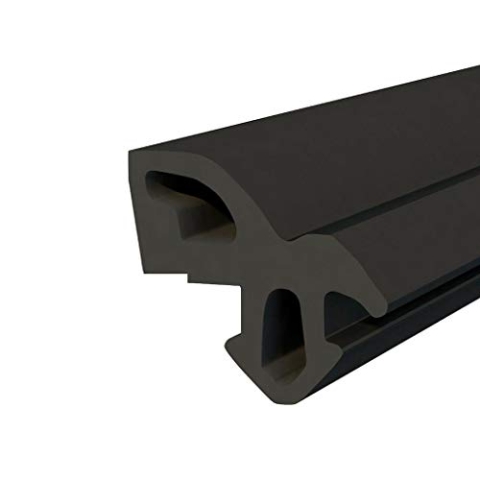 DQ-PP Fensterdichtung | Schwarz | 30 Meter | S-1560 Aluplast | PVC Fenster | Gummidichtug Dichtung Dichtband | Kunststofffensterdichtungen | ALU Profildichtung Türdichtung