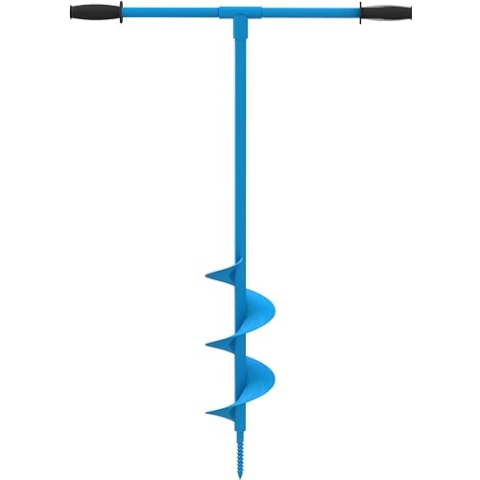 Güde Handerdbohrer GH 150 (Gesamtlänge 104 cm, ø 15 cm, für das Setzen von Zaunpfählen, Einpflanzungen etc, rutschfeste Handgriffe, großer Quergriff aus Metall für optimale Kraftübertragung)