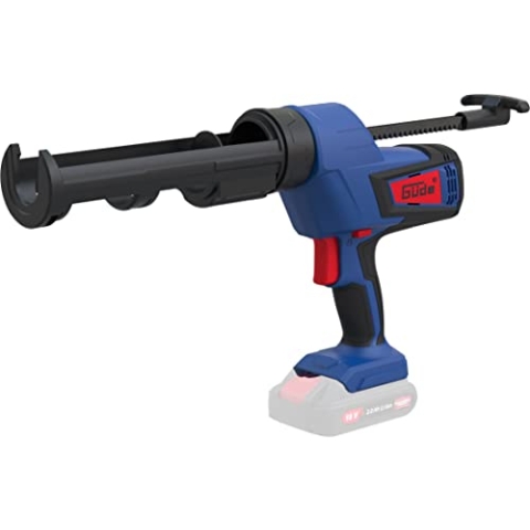 Güde Akku Silikonpistole SP 18 (18V, Druckkraft 4500 kN, Kartuschen bis 310ml, 6-fach einstellbare Vorschubgeschw., Metall-Antriebszahnräder, Auslauf-/Tropfenbildungsschutz, ohne Akku & Ladegerät)