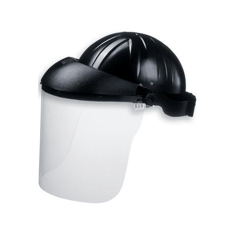 Uvex Visier/Gesichtsschutzschirm 9707 aus Polystyrol, Farbe: farblos