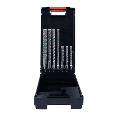 Projahn Hammerbohrer Set (Bohrer) ROCKET 5 SDS Plus, 7-tlg - 5, 6, 8 x 110/50 mm, 6, 8, 10,12 x 160/100 mm - 83744