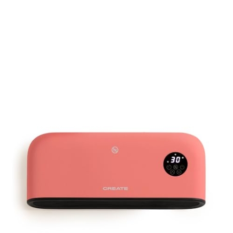 CREATE/WARM WALL PRO/Wand- oder Bodenheizung mit WLAN, Terrakotta/App-Steuerung, bis zu 20m², Öffnungsfenstererkennung, Kippschutz, 3 Modi, LCD-Display, 2000W