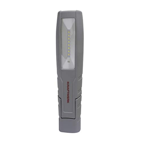 Kraftwerk 32038 8+1 W SMD-LED-Akku-Handlampe Li-Ion 3.7V, Rot