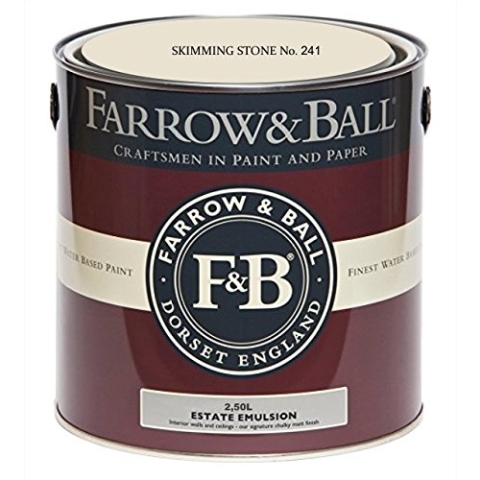Farrow & Ball Estate Emulsion Farbe 2.5 Liter Skimming Stone 241 Matt