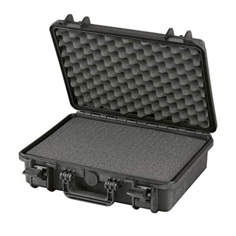 Max MAX380H115S Valigetta ermetica, Nero, 380 x 270 x 115 mm