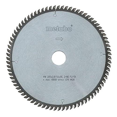 Metabo 628071000 Kreissägeblatt HW/CT 160x20, 30 WZ 5°
