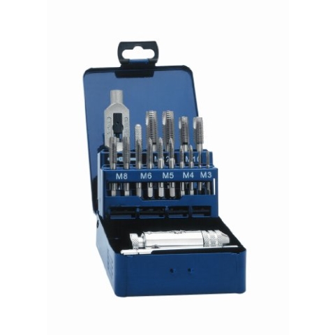 Exact 20331 Gewindebohrersatz 16tlg. HSS M3-M12 Metallkassette