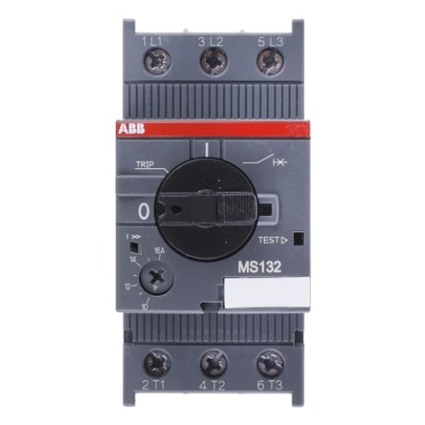 ABB MS132 Motorschutzschalter, 10 → 16 A 97.8mm x 45mm