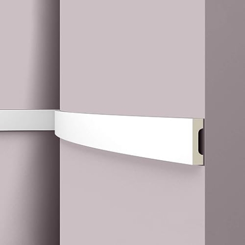 WD2 FLEX WALLSTYL Wandleiste - 70 x 15 x 2000 mm - NOËL & MARQUET - eine Marke von NMC - Polyurethan