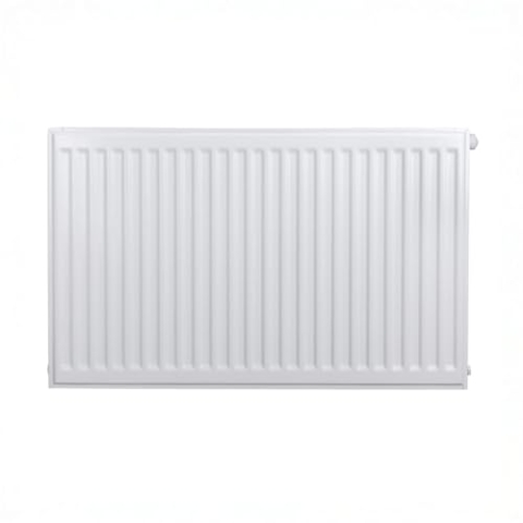 Belrad Typ 33 (Höhe x Breite) 500x1000 mm Universalheizkörper Kompakt & Ventilheizkörper Halter & Ventil - 6 Anschlüsse