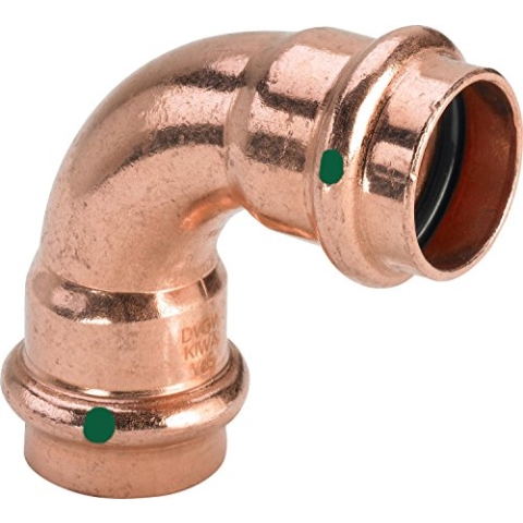 VIEGA Coude cuivre à sertir 90° - Femelle Femelle ø28 - Raccord et tube