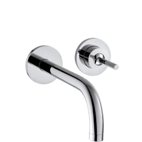 Axor 38116000 Wasserhahn Uno Unterputz (Armatur mit Auslauf Länge 225mm, Wandmontage) Chrom