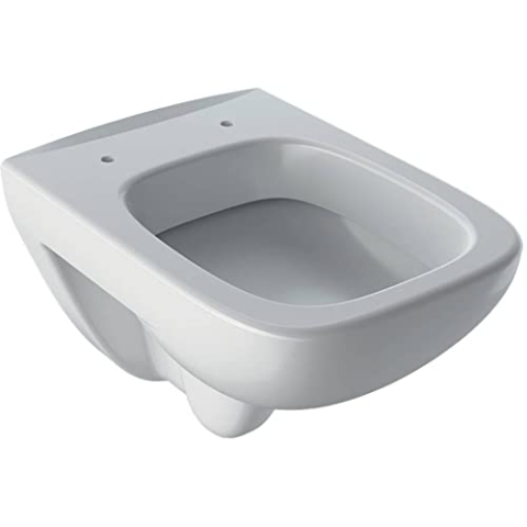 Geberit Tiefspül-WC Renova Nr. 1 Plan (wandhängend, aus Sanitärporzellan, Zulauf von hinten, Abgang waagrecht) 202150000