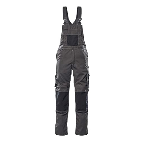 Mascot Latzhose "Augsburg" Größe L82cm/C54, 1 Stück, anthrazit / schwarz, 12169-442-1809-82C54