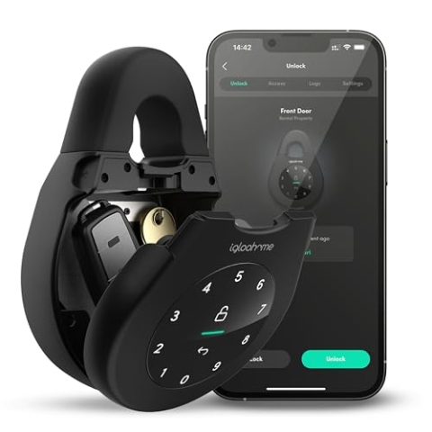 igloohome IGK2 KEYBOX 2 SMART LOCKBOX 2, Black