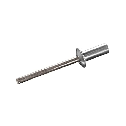 GOEBEL® - 500 x Becher-Blindnieten Aluminium/Edelstahl A2 (V2A) (Ø x L) 4,0 x 14,0 mm Flachkopf ISO15975 Dicht-Becherblindniete Becher Blindniete - Dichtblindniete Bechernieten Dichtnieten