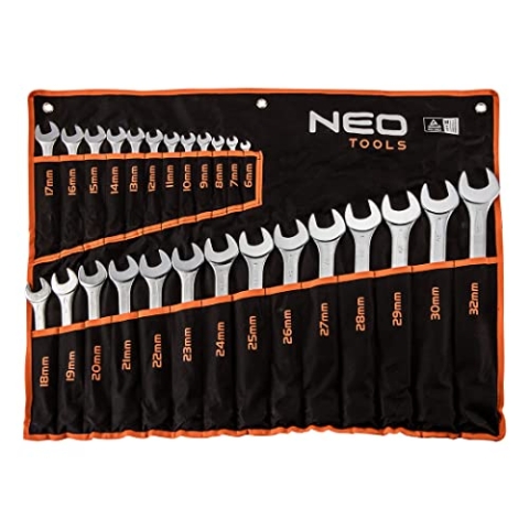 Neo 09-754 Ring-Maulschlüsselset 6-32 mm, 26 St