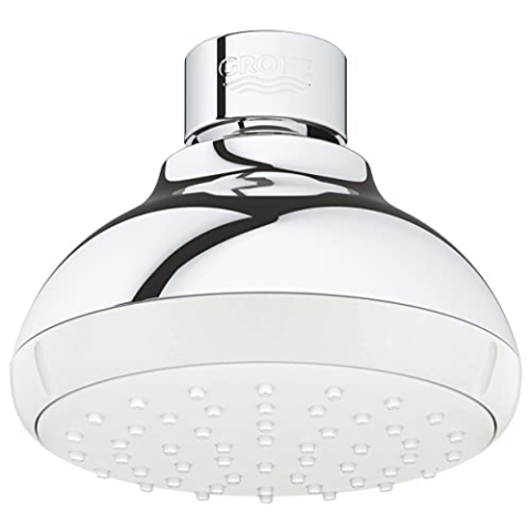 GROHE 26050001 Tempesta Classic 100 1 Brausekopf, Starlight Chrome