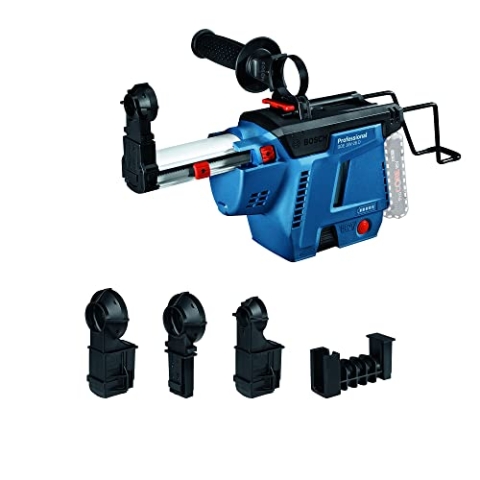 Bosch Professional 18V System Akku Staubabsaugung GDE 18V-26 D (kompatibel mit Bohrhämmern GBH 2-26/28 (F/L) und GBH 18V-26 D)