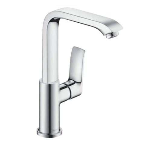 hansgrohe Wasserhahn Metris(Armatur mit Auslauf Höhe 230mm ohne Ablaufgarnitur) Chrom