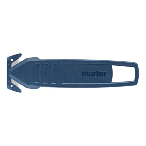 MARTOR 10 x Sicherheitsmesser, Verdeckte Klinge, SECUMAX 145 Metalldetektierbar, Profi Cuttermesser, Leicht, Kunststoff, Rechts- & Linkshänder, GS Geprüft