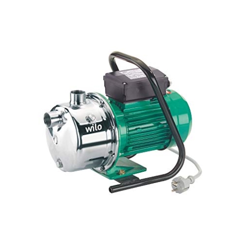 Wilo WJ 202, selbstansaugende Gartenpumpe zur Wasserversorgung aus Brunnen, Zisternen und Regentonnen, 4500l/h, 3,6 bar, 550W